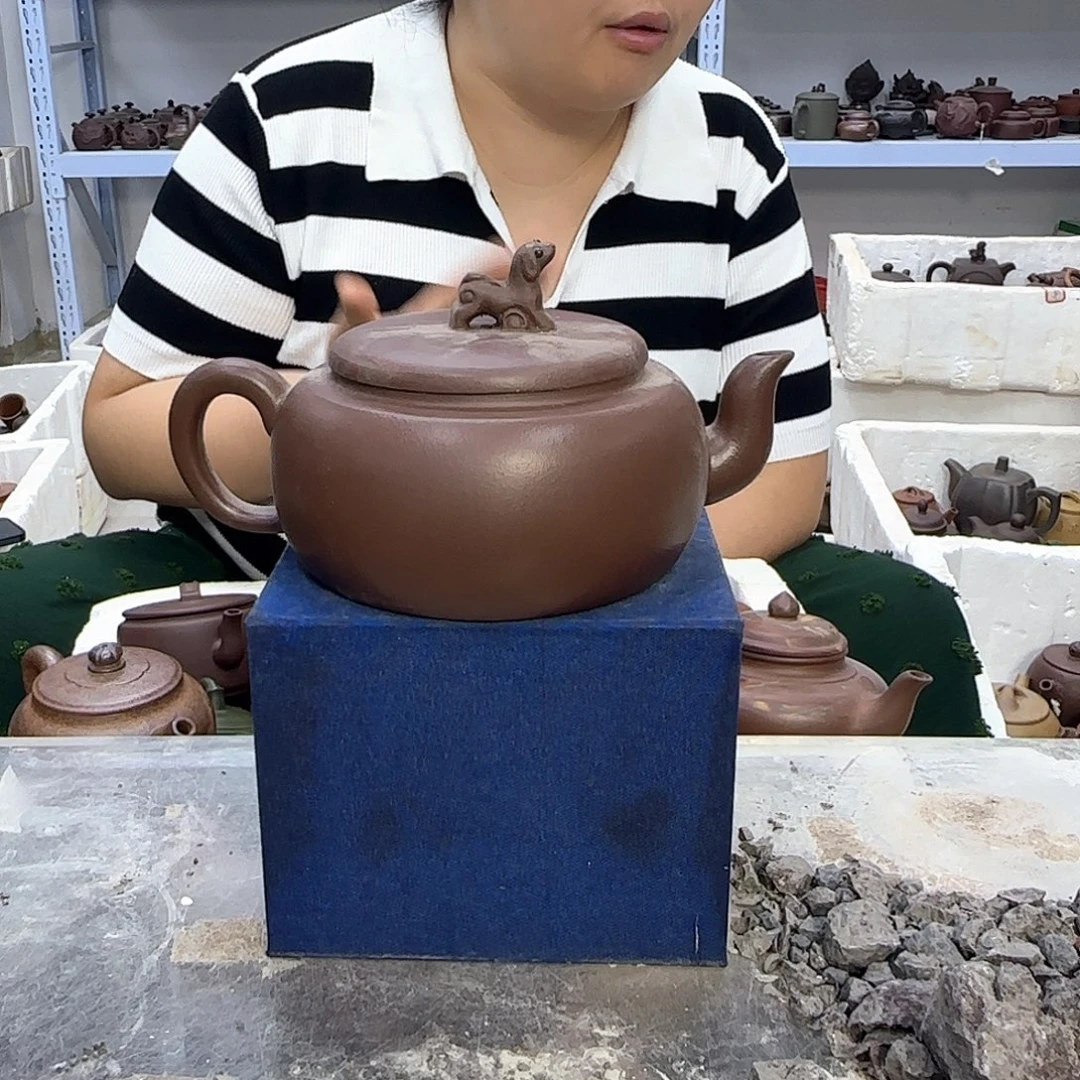 茶壶紫砂宜兴紫砂壶瑕疵处理