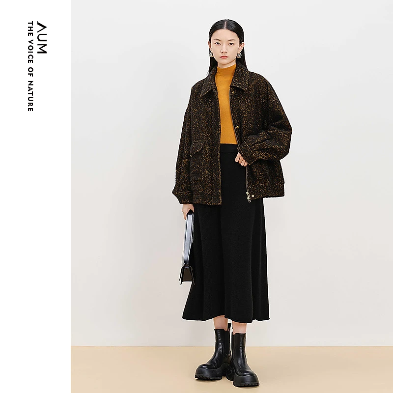 AUM/噢姆毛呢外套M1EG43938