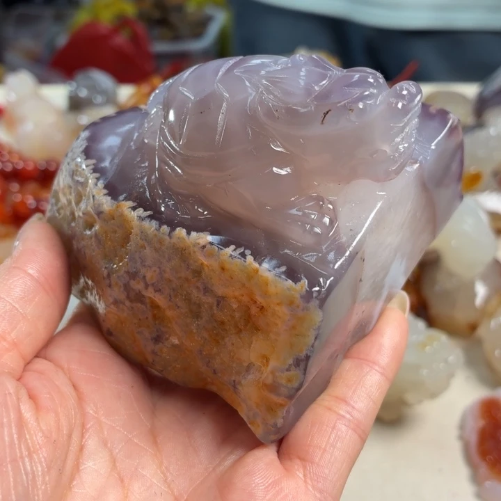 玛瑙/玉髓未镶嵌吊坠(不含链)