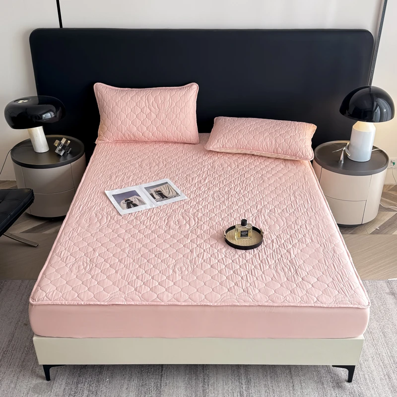 特殊定做夹棉床笠纯色印花特殊尺寸定做