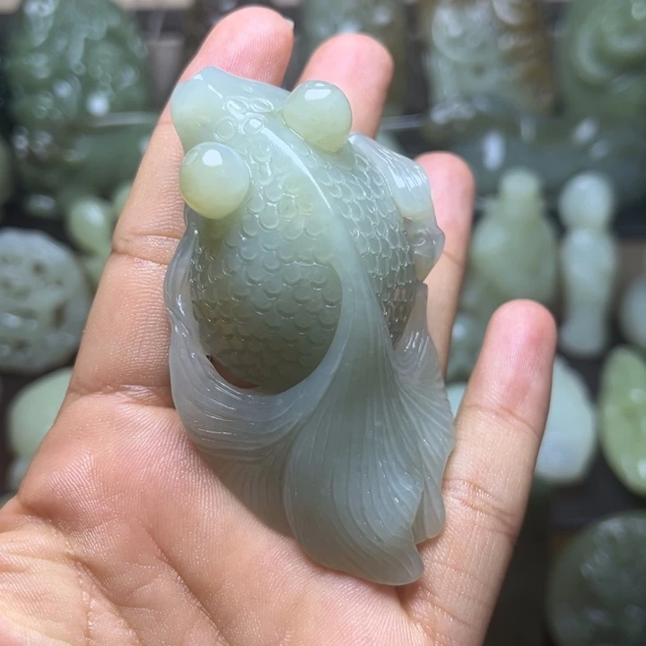 人***～和田玉未镶嵌颈饰