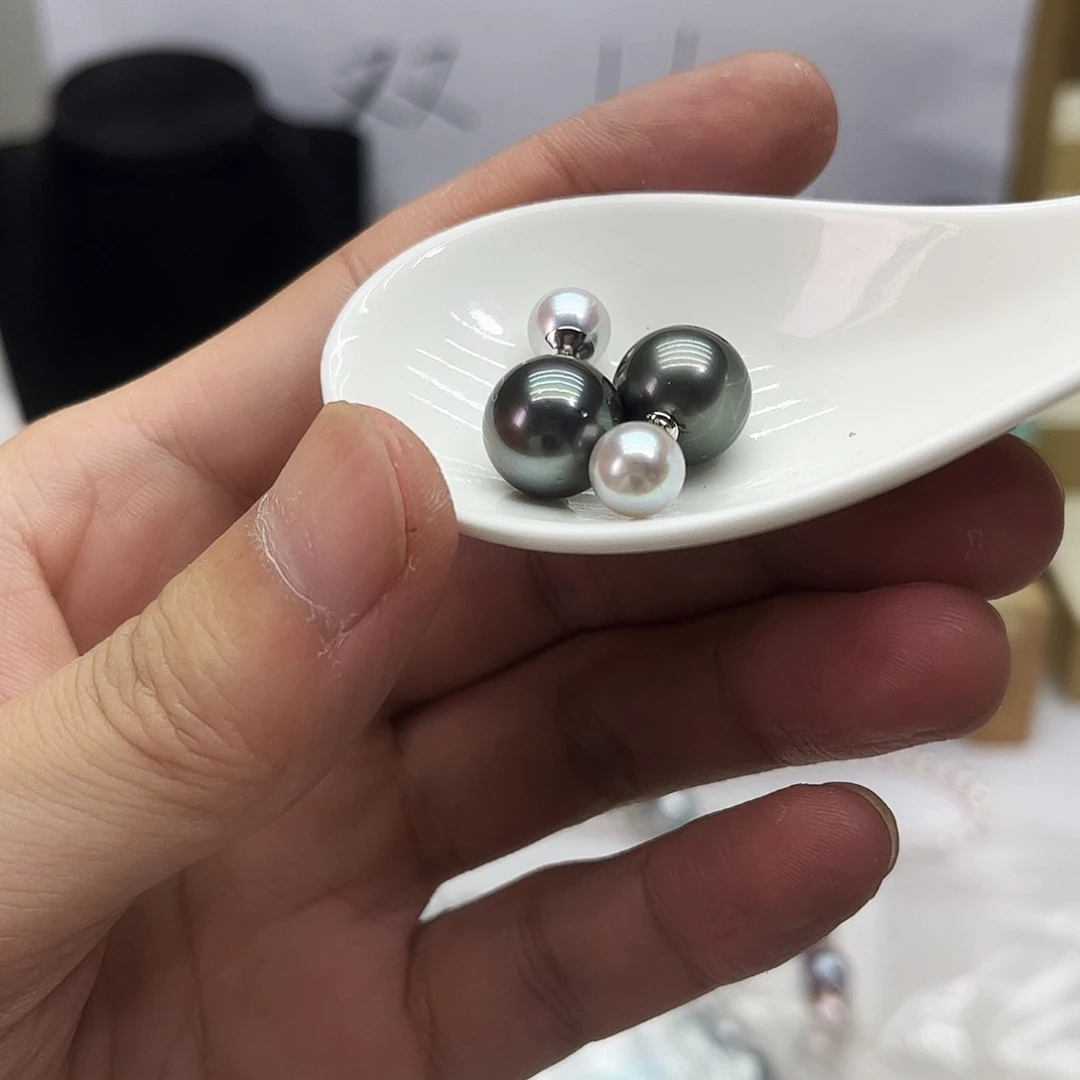 未镶嵌海水珍珠耳饰