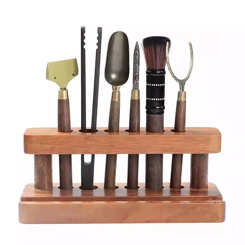 茶道六君子套装茶则功夫茶具零配件茶夹茶勺茶针茶桌茶台泡茶工具