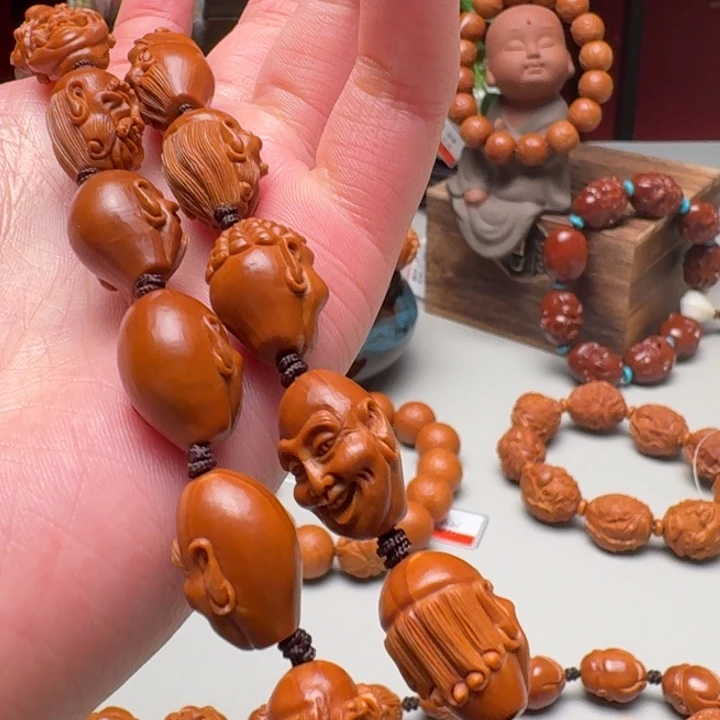 过***7手串/手链橄榄核罗汉