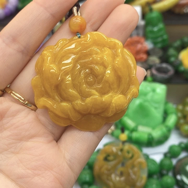 翡翠未镶嵌手链项链8