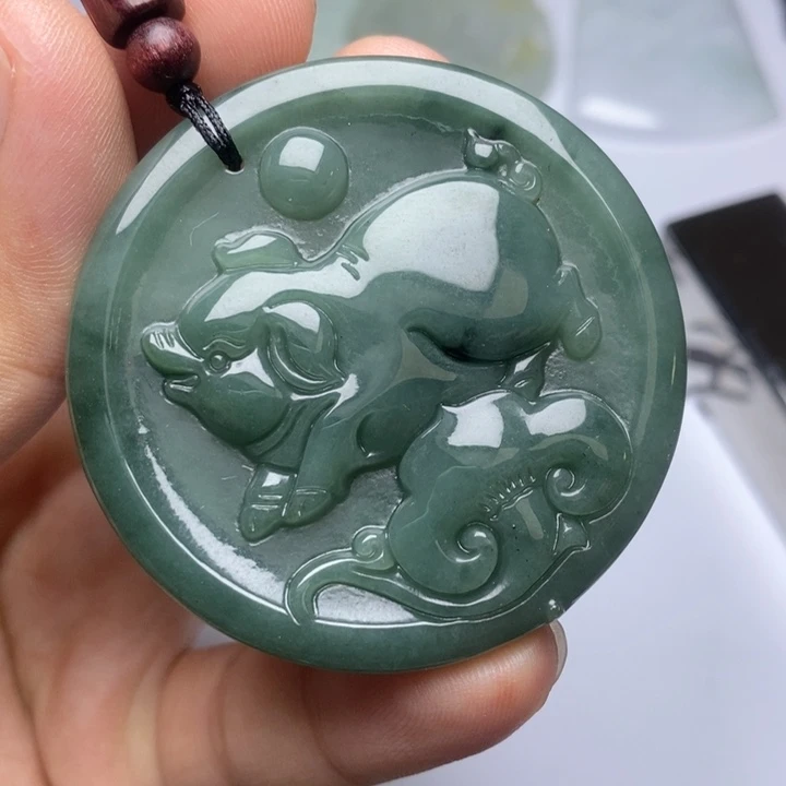 颈饰未镶嵌翡翠翡翠