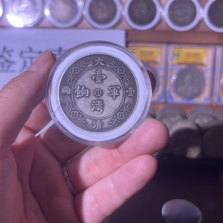 复古 精美龙洋可吹响可翻面工艺品摆件