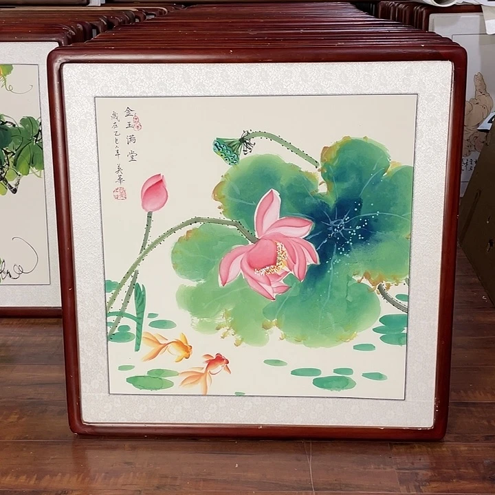 国画带框尺寸63*63厘米