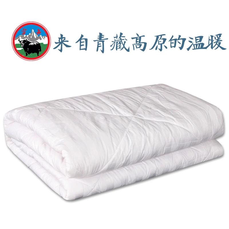 雪舟100%羊毛被四季被子保暖被芯单人/双人学生被/结婚被