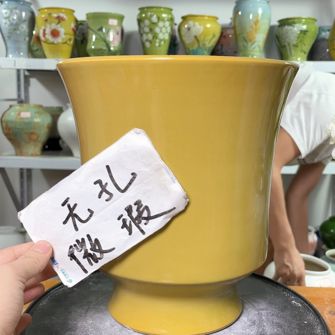 景德镇陶瓷花盆花器暇256