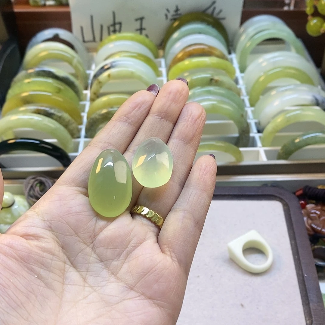 蛇纹石玉手镯未镶嵌暮*