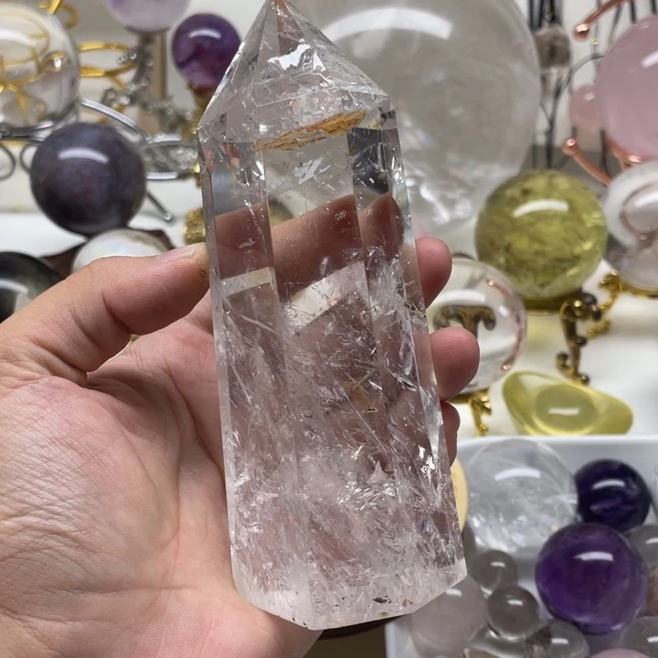 水晶未镶嵌珠宝半成品