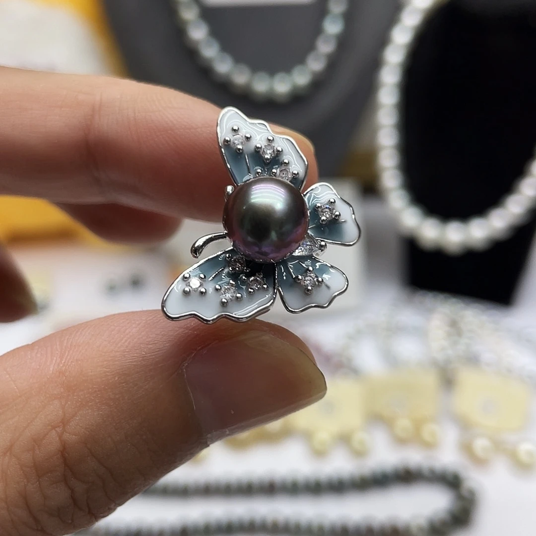 海水珍珠未镶嵌戒指