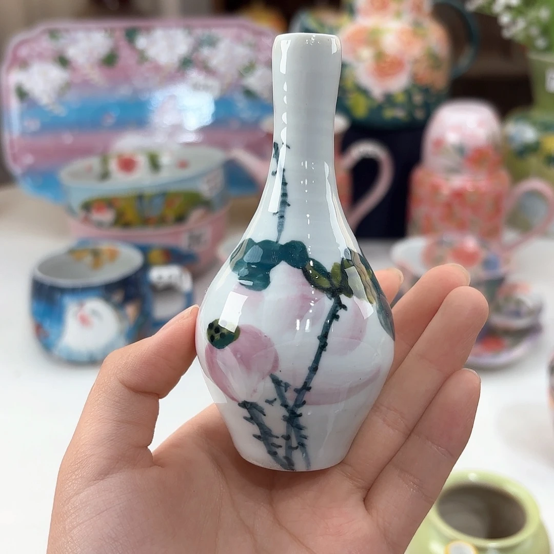 景德镇手绘高温釉下彩陶瓷茶具