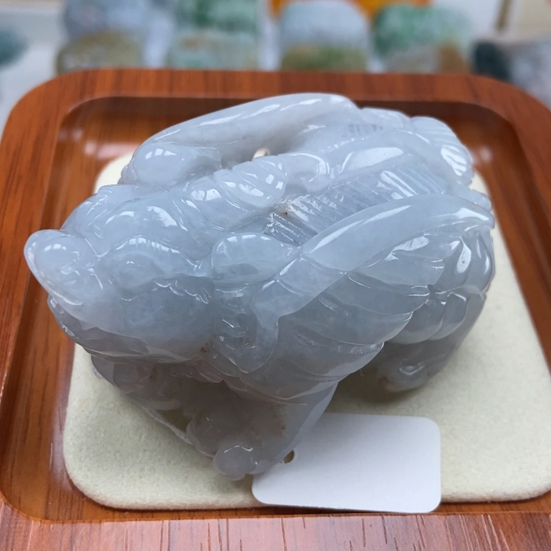 享***生吊坠(赠链)未镶嵌翡翠如意貔貅手把件