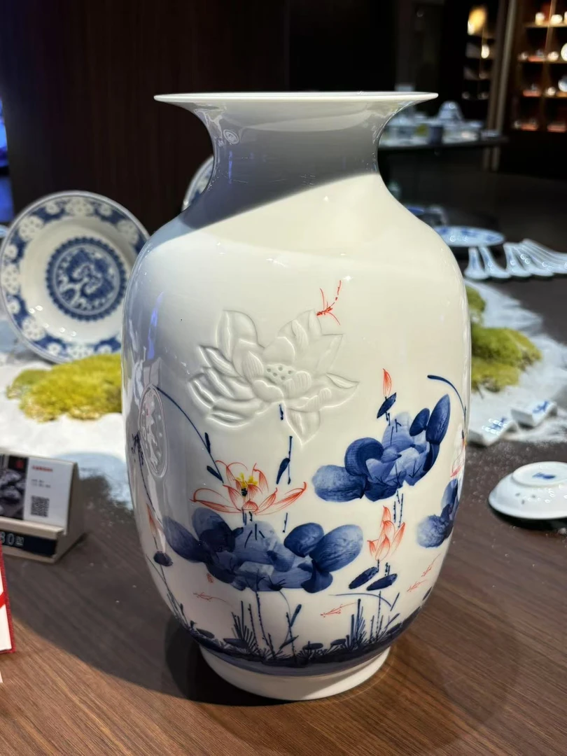 景德镇陶瓷100件莲子荷花莲子