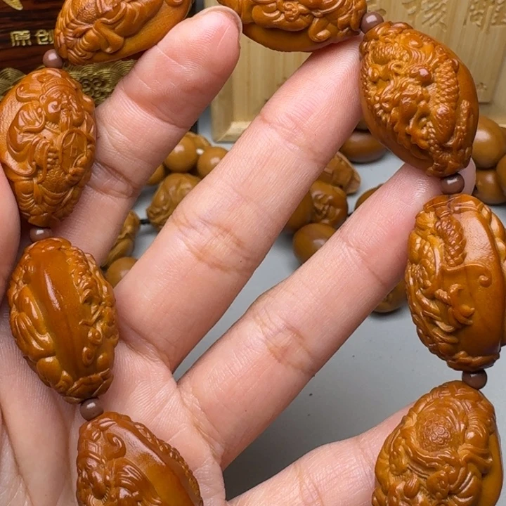 手串/手链橄榄核九龙财神