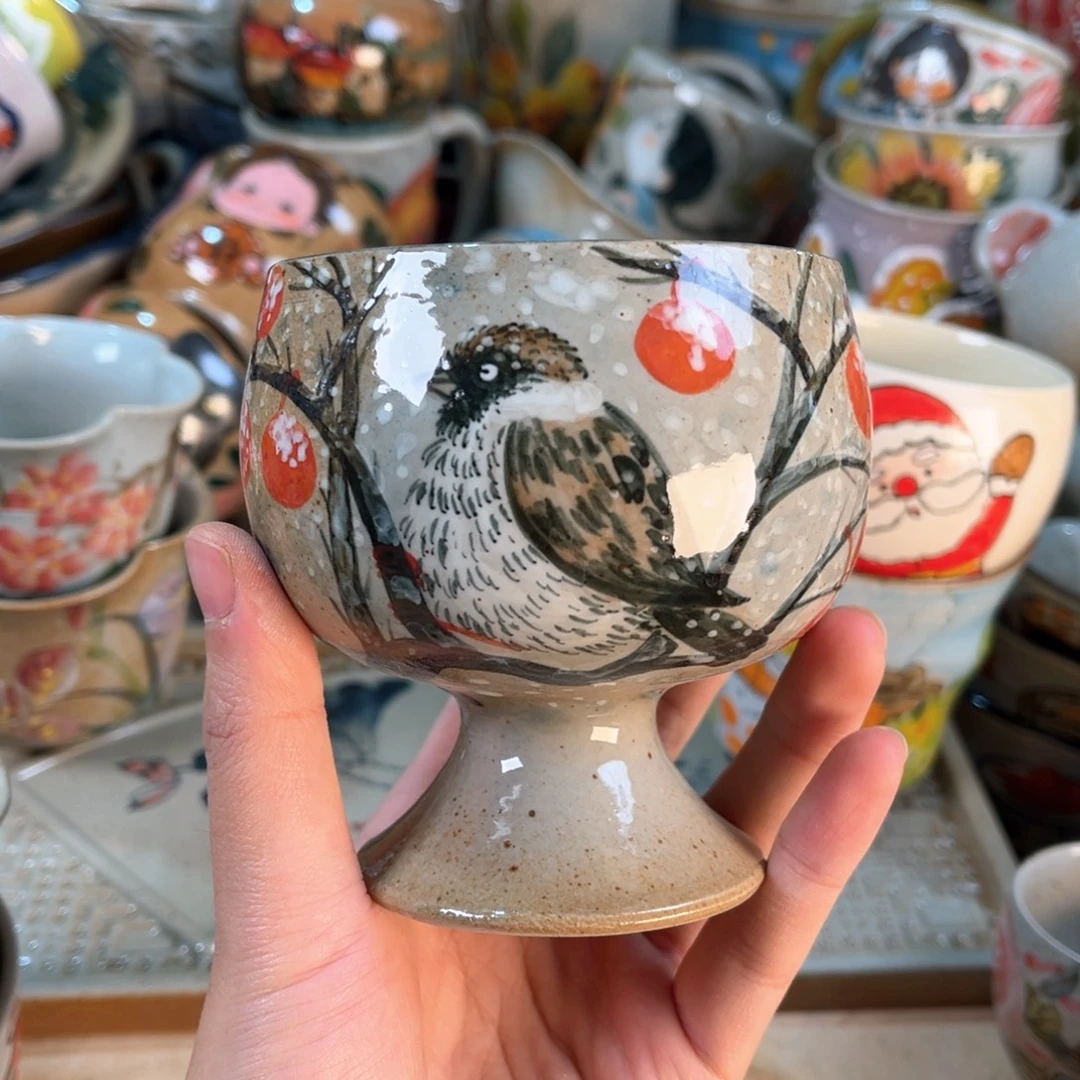 景德镇手工手绘杯