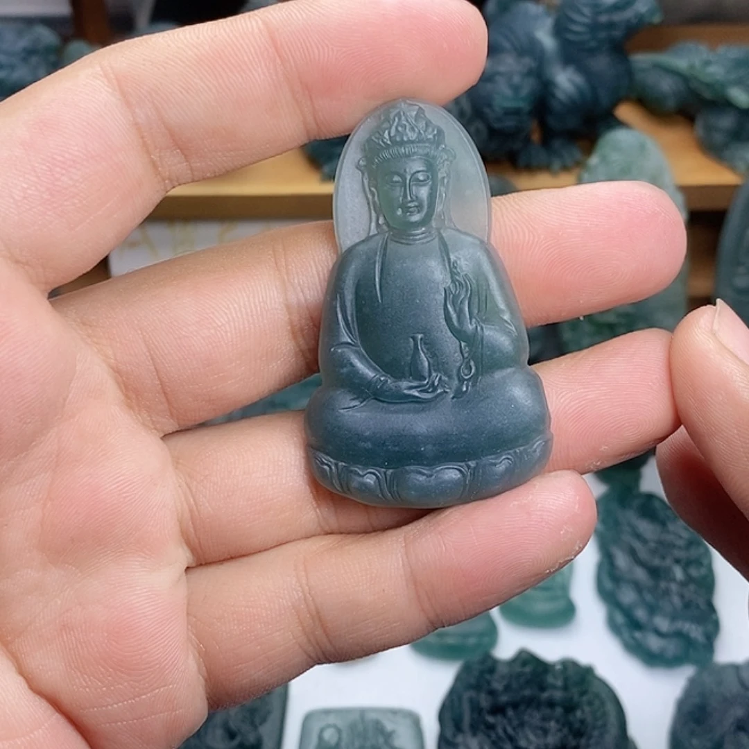 定制翡翠未镶嵌观音