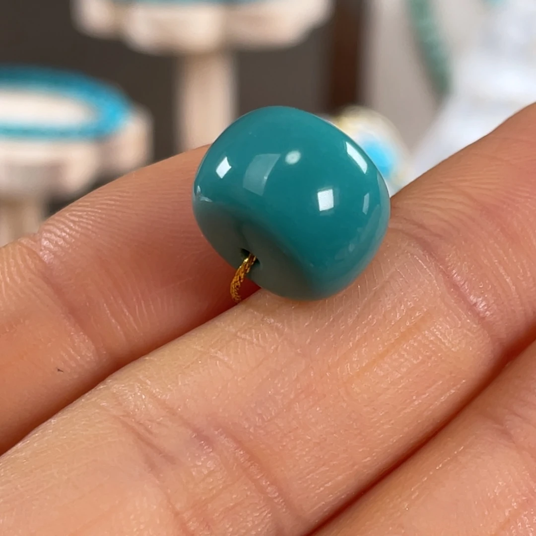 绿松石未镶嵌套链精品老型13.8mm