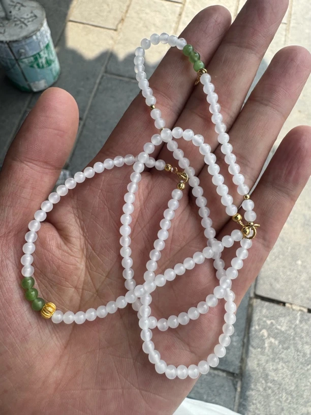 和田玉s925银项链