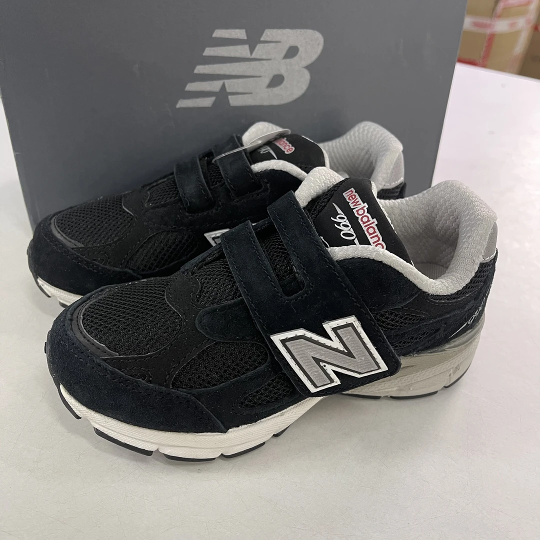 全新正品 NEW BALANCE/NB 990系列黑色潮流儿童运动鞋 PV990BS3