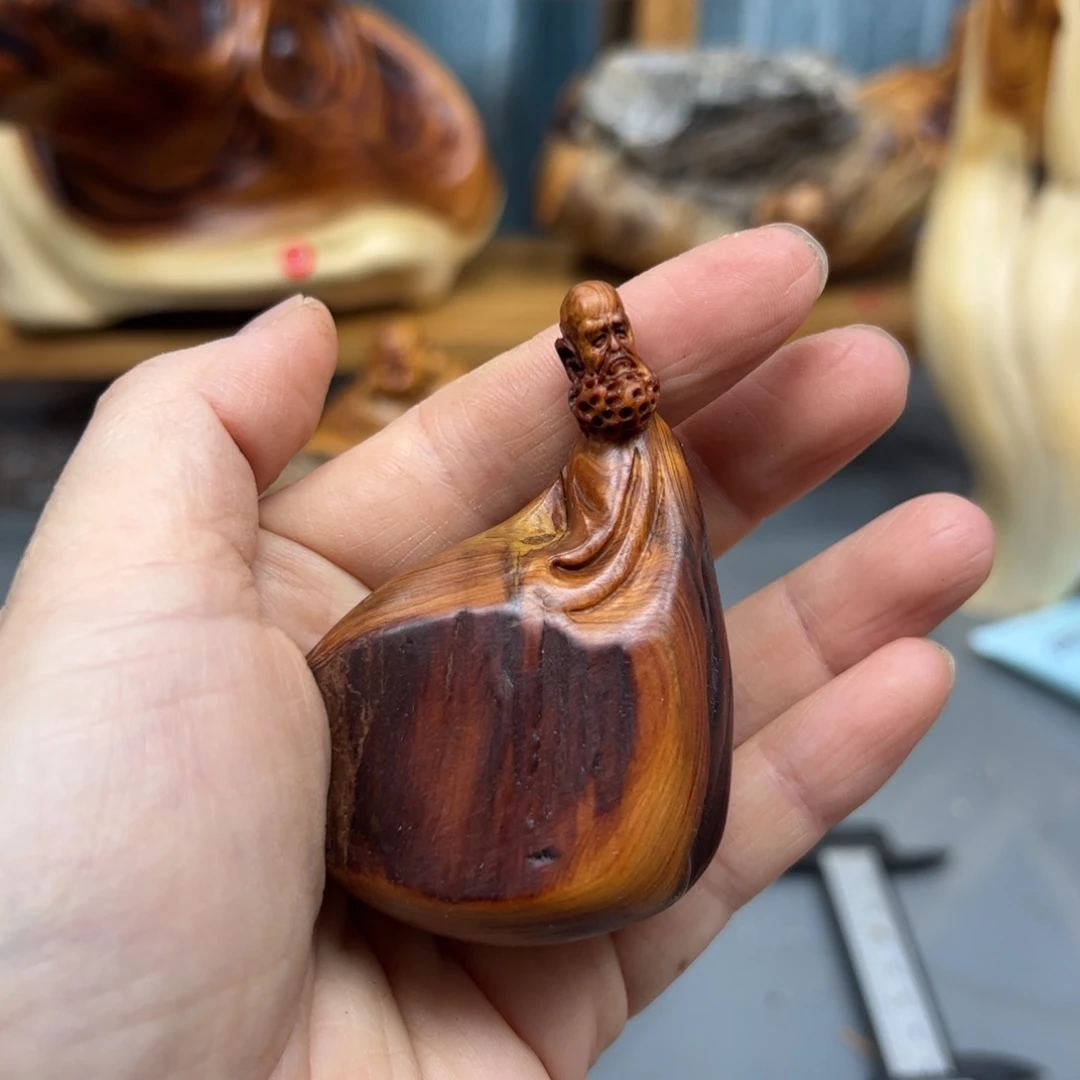 柏木崖柏木摆件手把件23