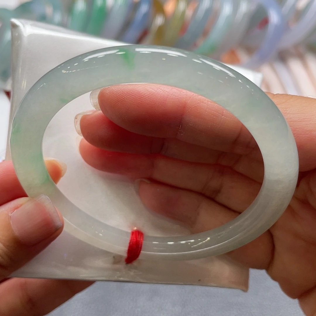 翡翠手镯未镶嵌7号圆条