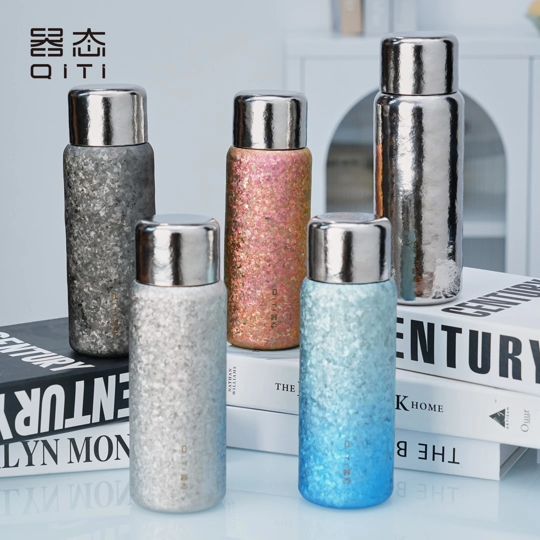 【器态】卓越纯钛保温杯420ml双层隔热