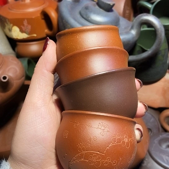 全手工制作宜兴紫砂壶