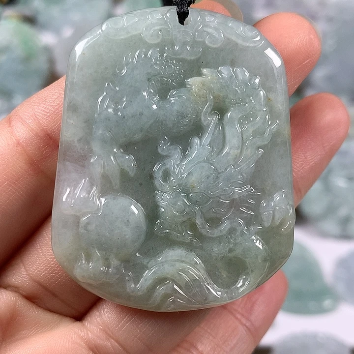 颈饰未镶嵌翡翠龙行天下福利