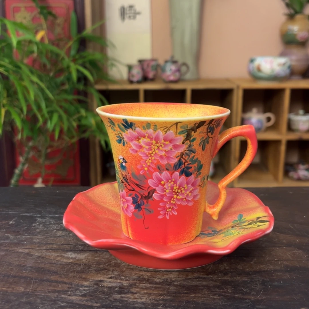 柴烧手工手绘陶瓷