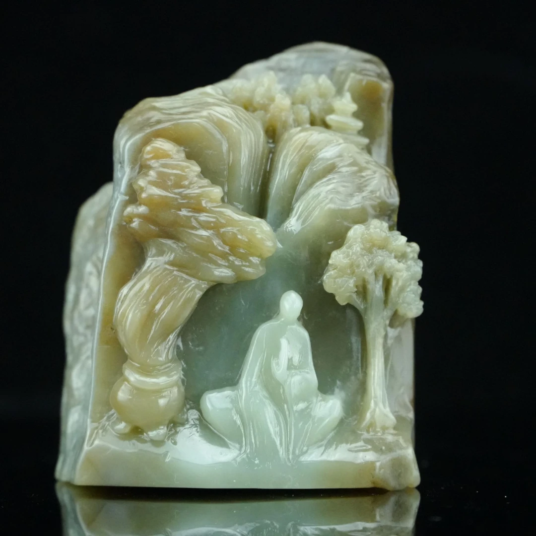 和田玉  松溪悟道/朵云轩 JZK4016HC