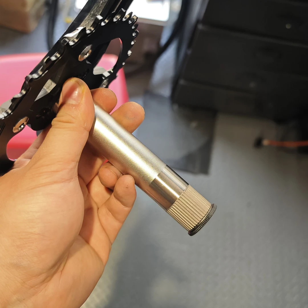 适用于崔克马林5的改装链轮组赠送中轴34T盘片给车提速