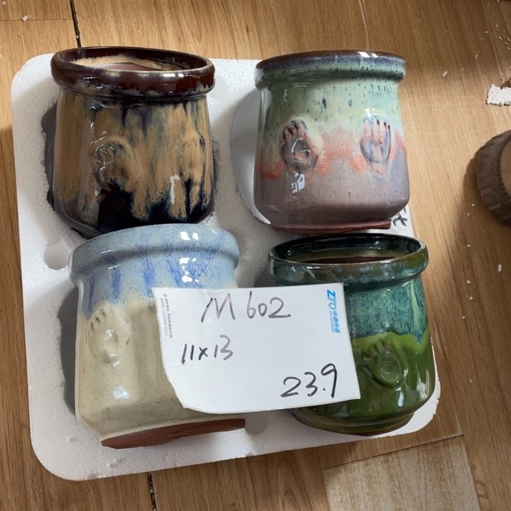 粗陶多肉花盆微瑕602