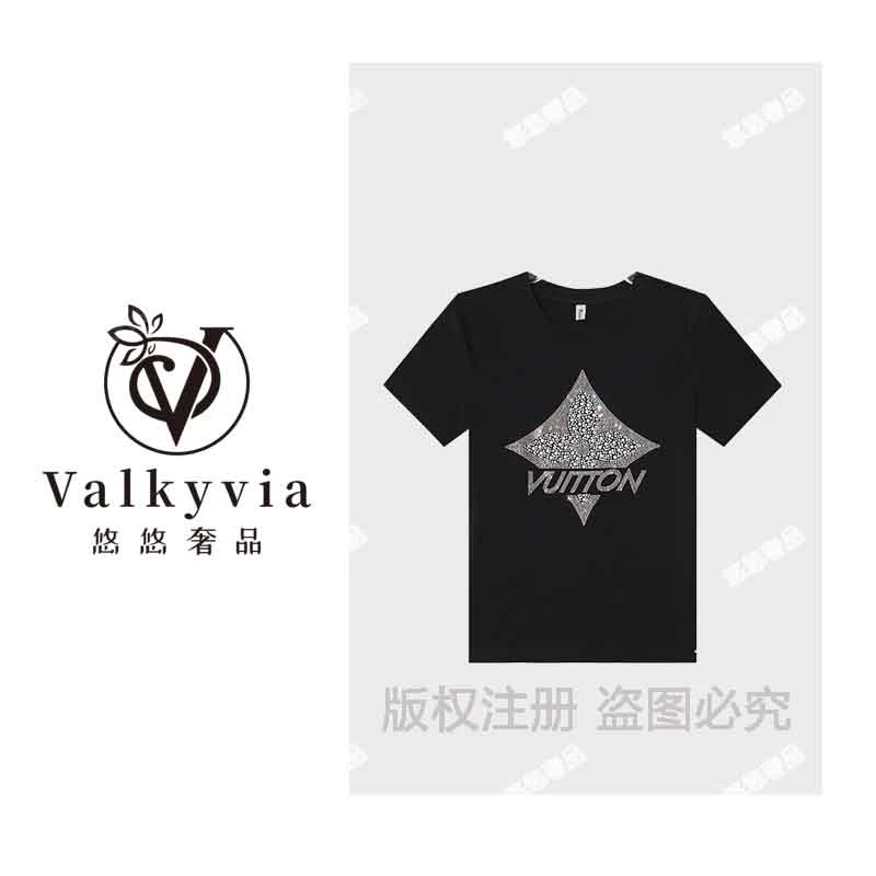 【Valkyvia/悠悠奢品】A79098新款洋气百搭短袖