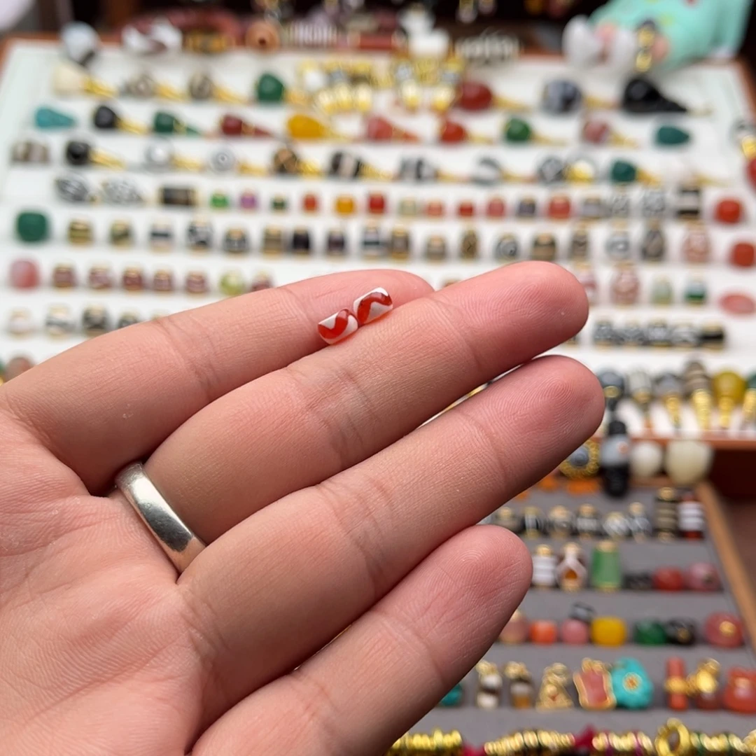 果***妈玛瑙/玉髓未镶嵌单珠