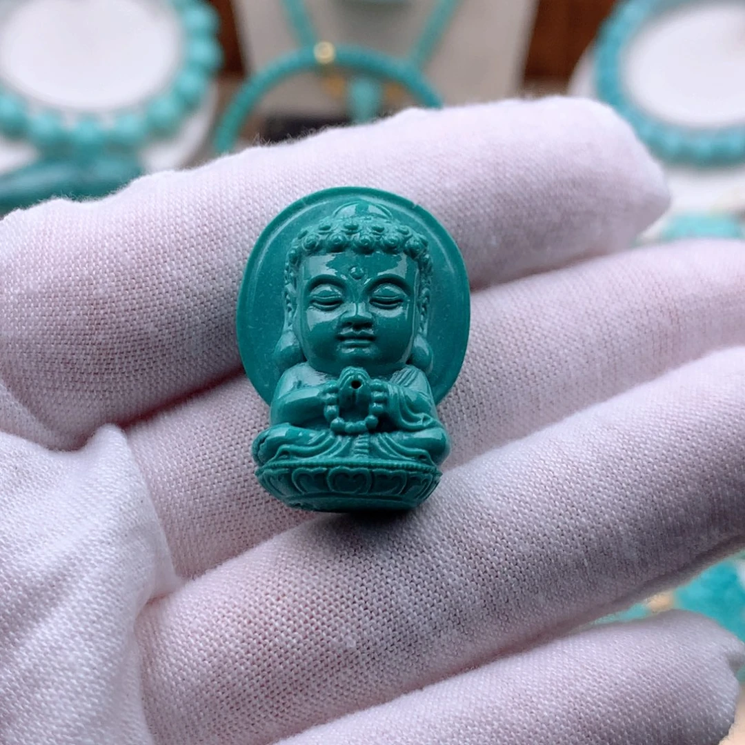 未镶嵌绿松石珠宝奇石