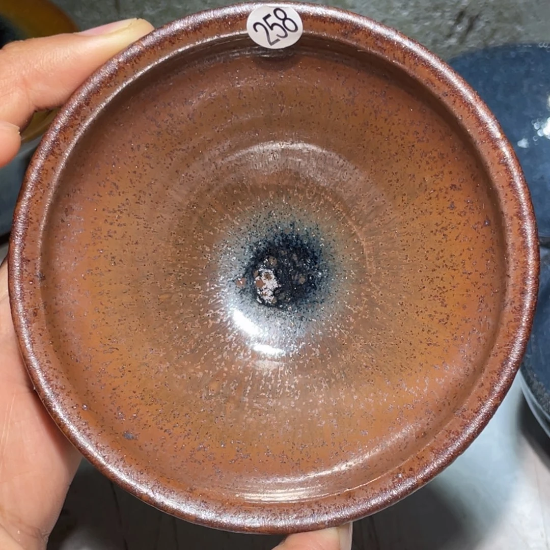 一***鱼茶盏龙窑柴烧建盏258