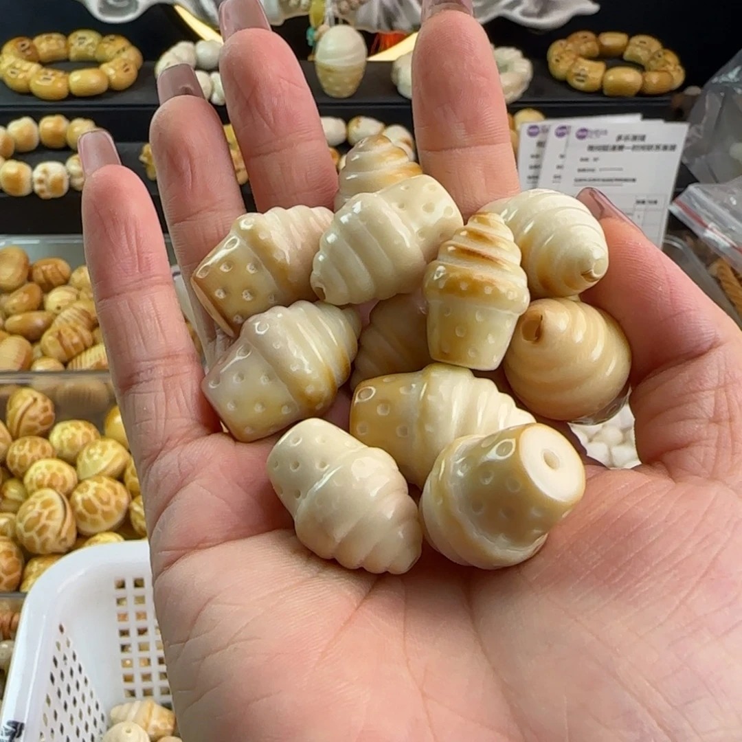 手串菩提根/象牙果微瑕牙果冰淇淋5颗