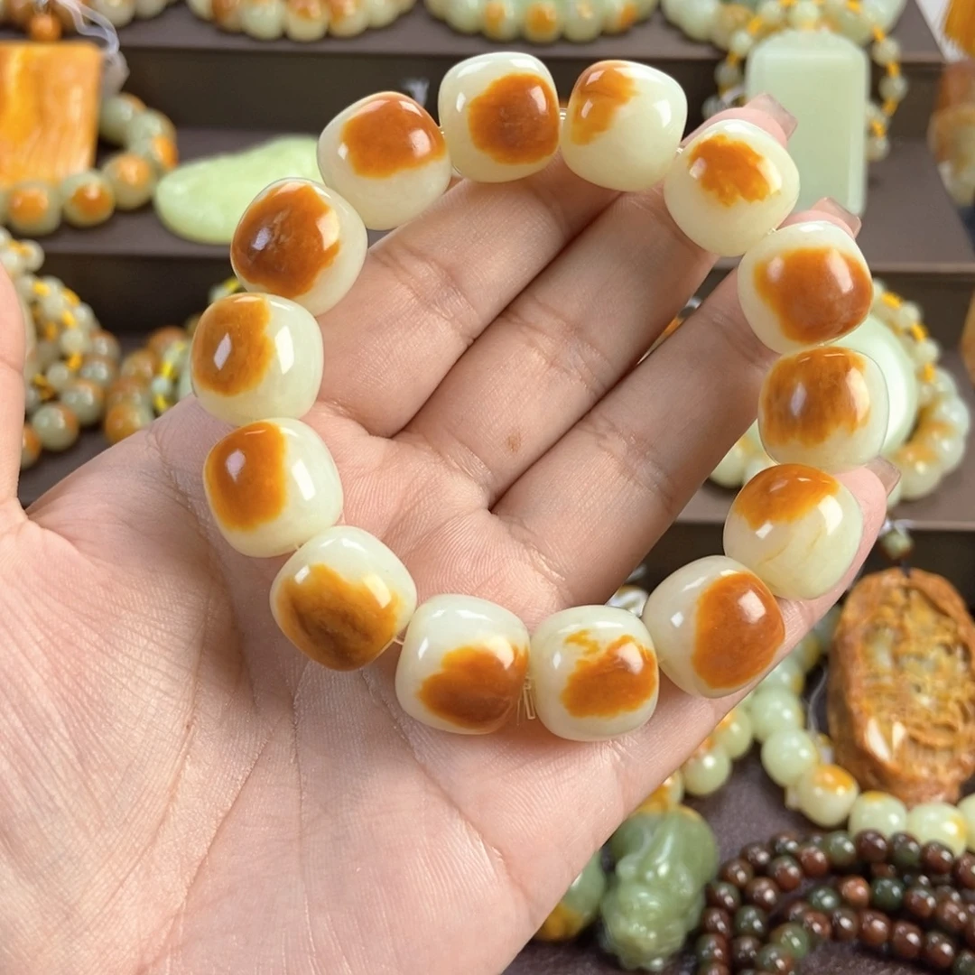 八***财透闪石质玉未镶嵌手串