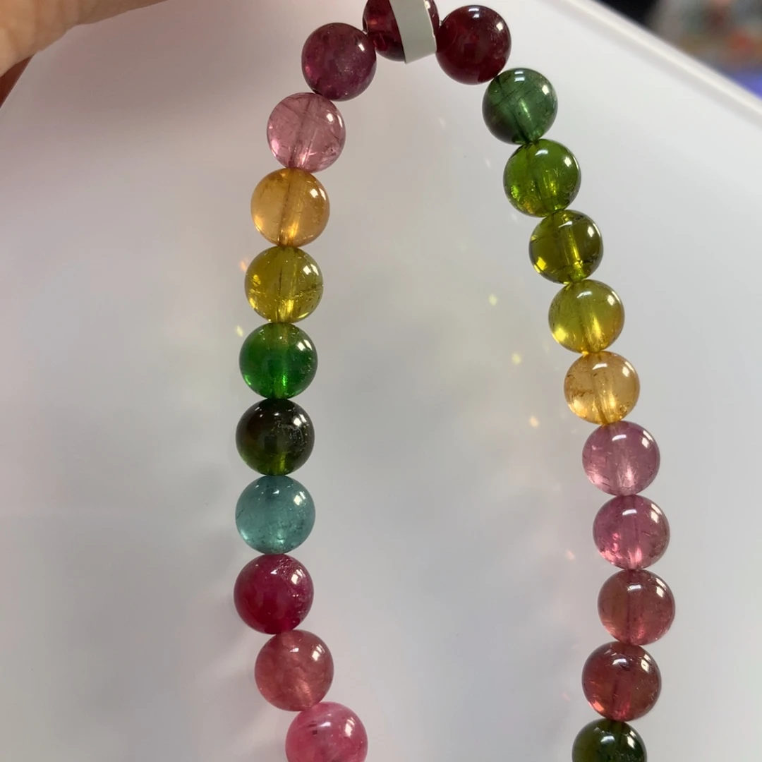 碧玺手链未镶嵌7.3左右