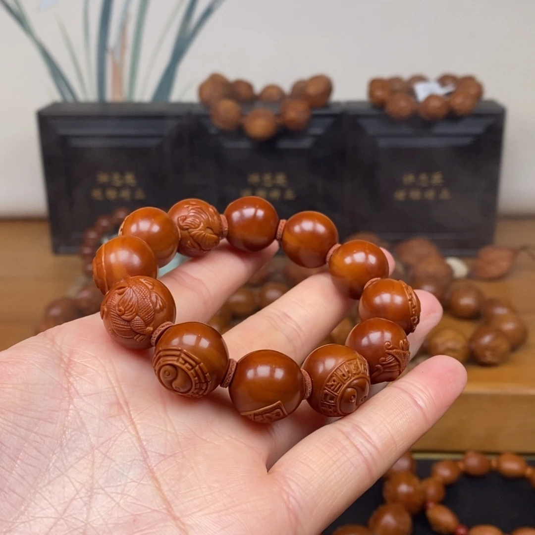 手串橄榄核许静健老师四象八卦