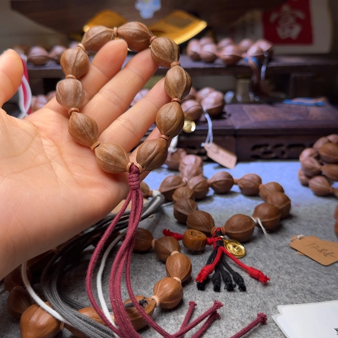 橄榄核吊坠吃****王1623梅林铁核