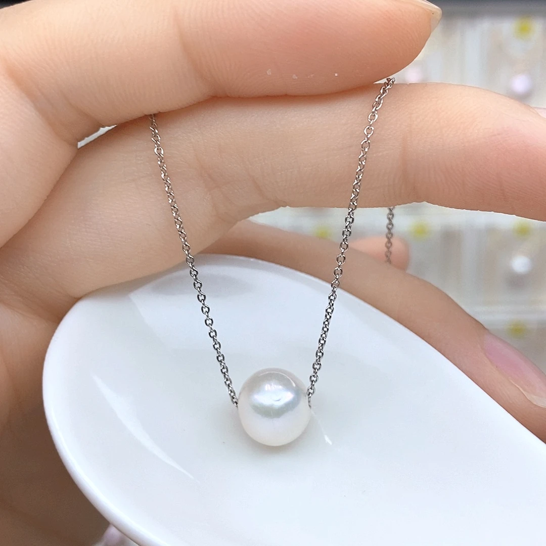 淡水珍珠合金颈饰