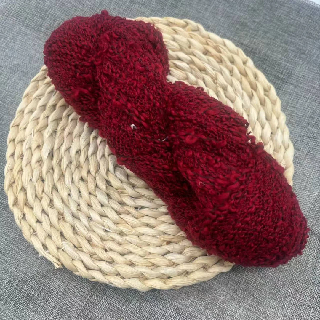 【不是成品】雪花手工家用AB线针织毛绒编织绒毛毛线团100克/1团