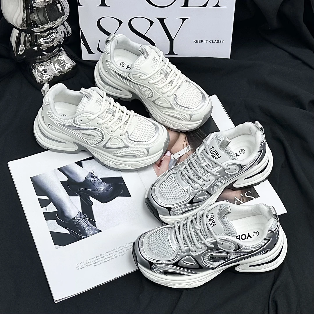 【Ke】潮流老爹鞋时尚休闲风运动鞋2025春夏新款透气韩版百搭潮鞋