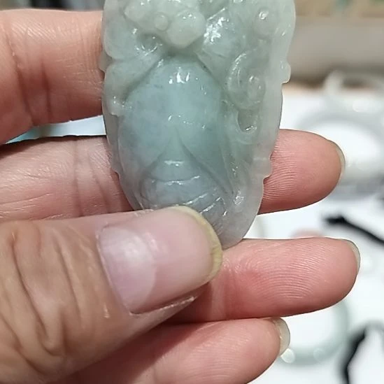 翡翠未镶嵌颈饰天然缅甸翡翠A货吊坠