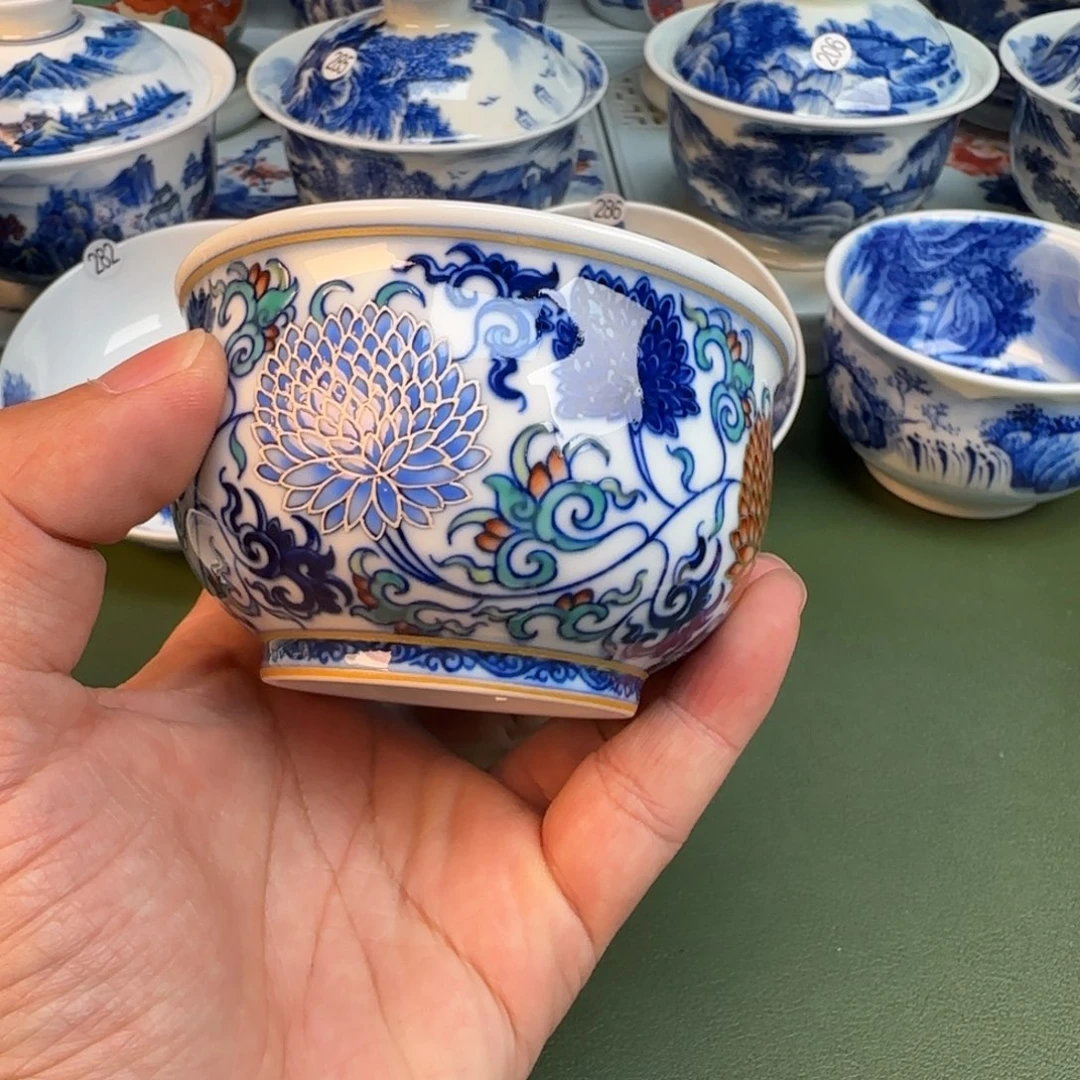 陶纯手工纯手绘茶具252