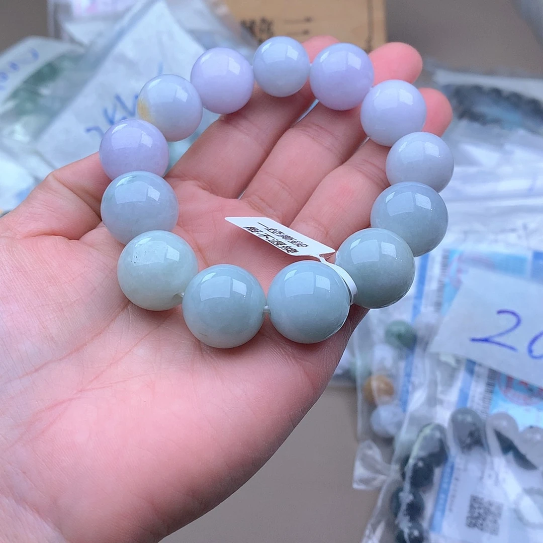 未镶嵌手串定制翡翠